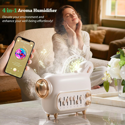 Colorful light music humidifier