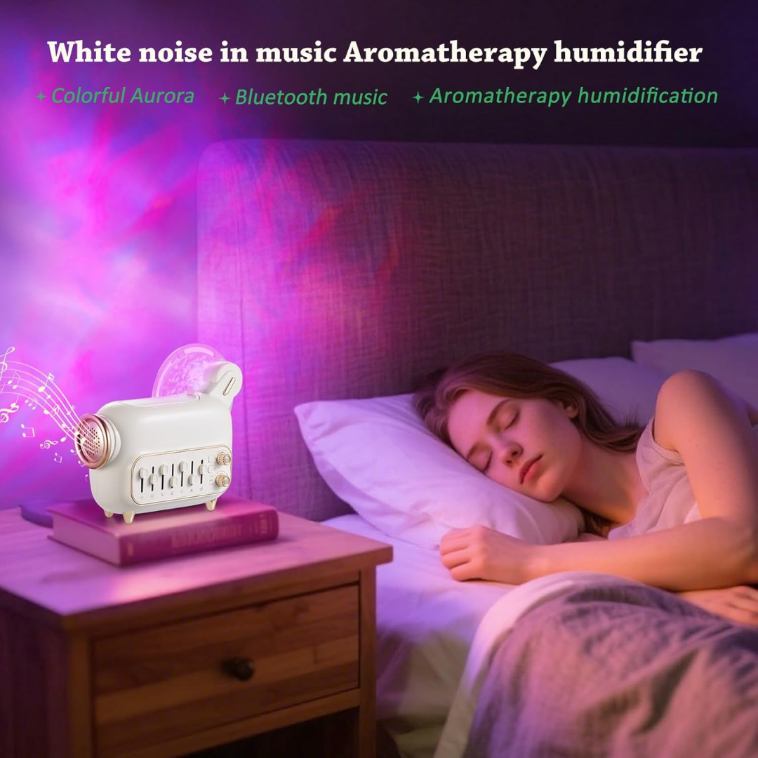 Colorful light music humidifier