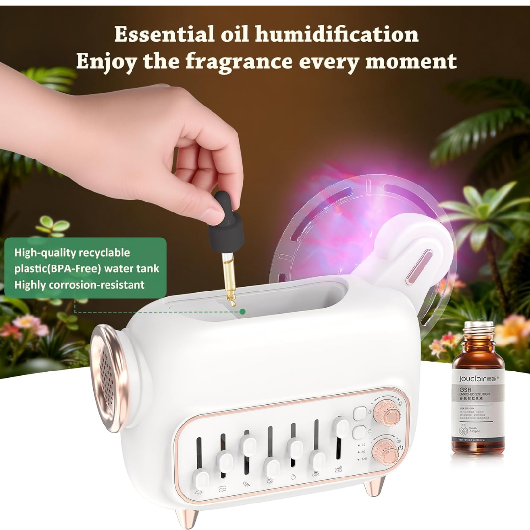 Colorful light music humidifier