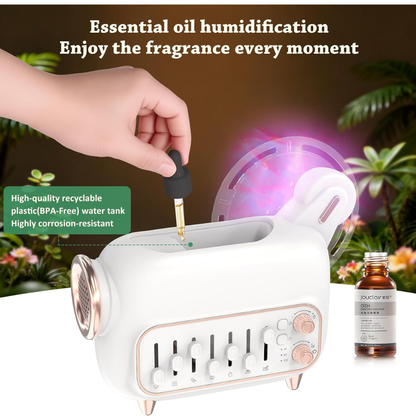 Colorful light music humidifier